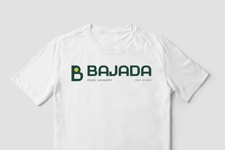 The new Bajada logo on a training tee